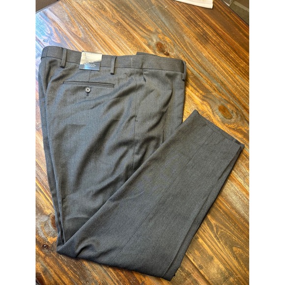Banana Republic Other - Banana Republic Mens Tailored Fit Dress Pants 38x32 Charcoal Grey Tapered Leg
